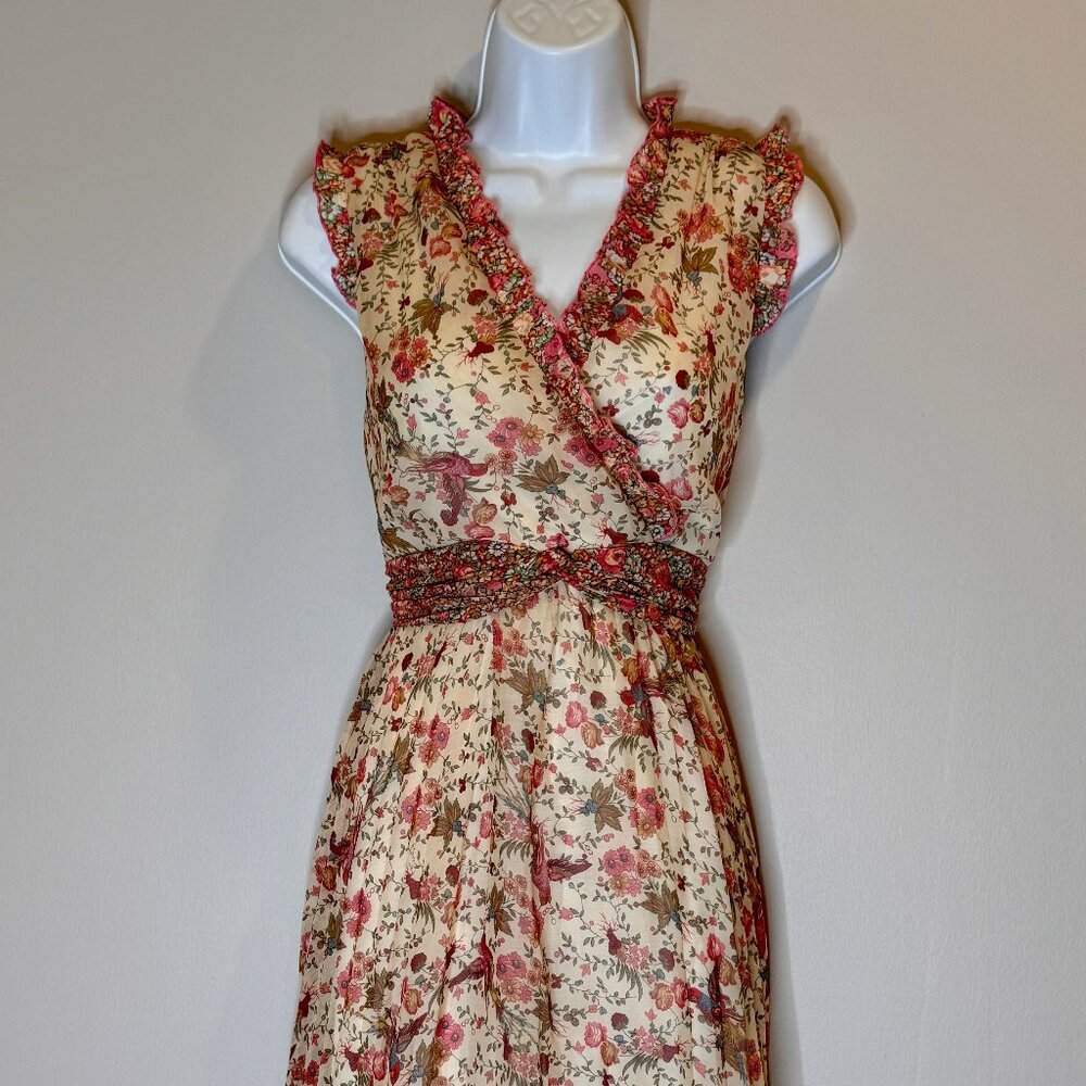 Rabbit, Rabbit, Rabbit Floral Sleeveless Dress Women's size 12 - Picture 12 of 15